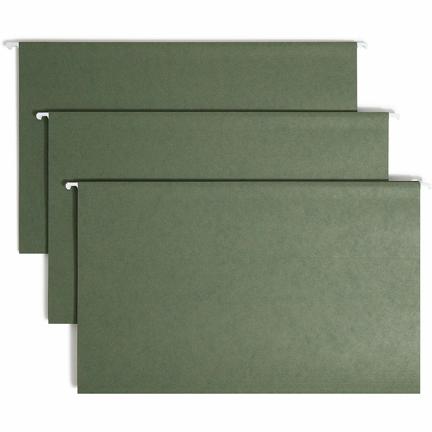 Smead 1/5 Tab Cut Legal Recycled Hanging Folder (SMD64155)