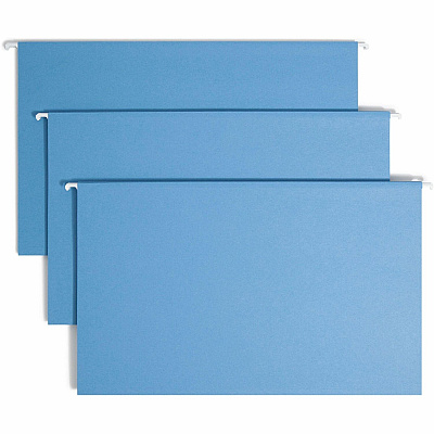 Smead Colored 1/5 Tab Cut Legal Recycled Hanging Folder (SMD64160)