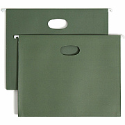 Smead Hanging File Pockets, 3-1/2 Inch Expansion, Letter Size, Standard Green, 10 Per Box (SMD64220)