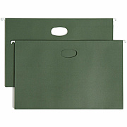 Smead Hanging File Pockets, 3-1/2 Inch Expansion, Legal Size, Standard Green, 10 Per Box (SMD64320)