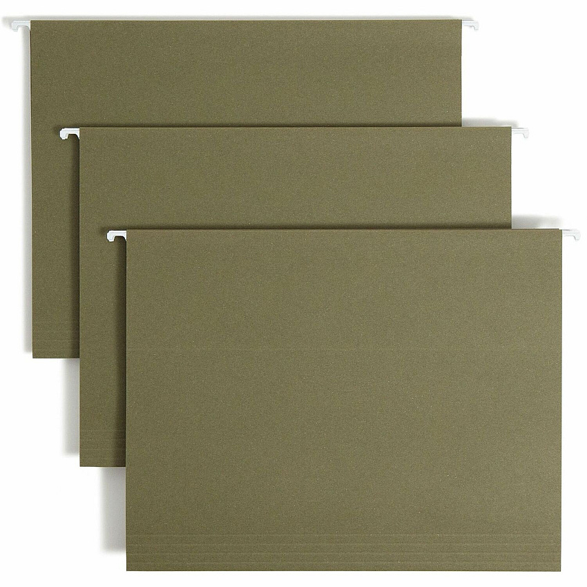 Smead 1/5 Tab Cut Letter Recycled Hanging Folder (SMD65001)