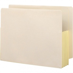 Smead End Tab File Pocket, Reinforced Straight-Cut Tab, 3-1/2" Expansion, Fully-Lined Gusset, Letter Size, Manila, 10 per Box (75164)