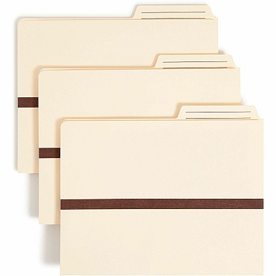 Smead Manila File Pockets with 2/5-Cut Tab (SMD75487)
