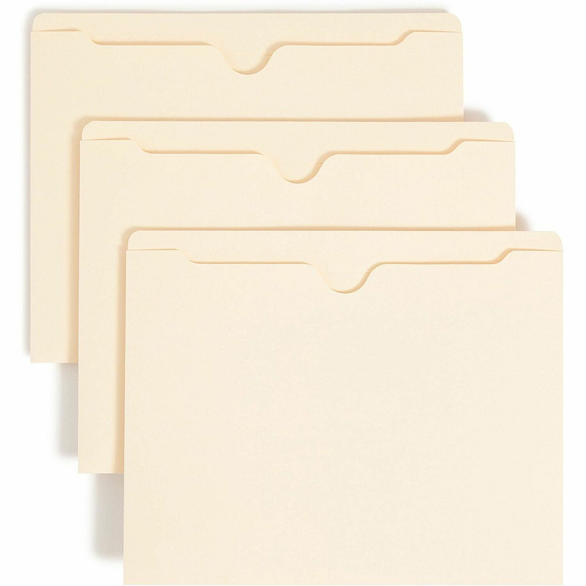 Smead Straight Tab Cut Letter Recycled File Jacket (SMD75500)