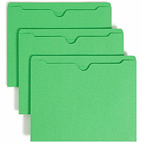 Smead Colored Straight Tab Cut Letter Recycled File Jacket (SMD75503)