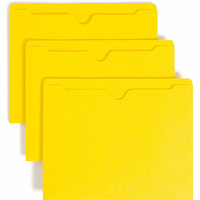 Smead Colored Straight Tab Cut Letter Recycled File Jacket (SMD75511)