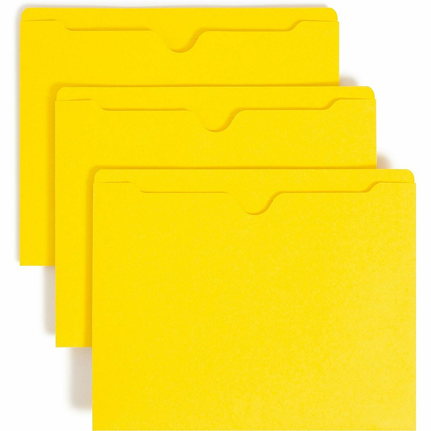 Smead Colored Straight Tab Cut Letter Recycled File Jacket (SMD75511)