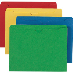Smead Colored Straight Tab Cut Letter Recycled File Jacket (75613)