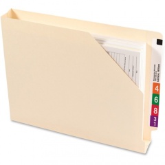 Smead Shelf-Master Straight Tab Cut Letter Recycled File Jacket (75740)