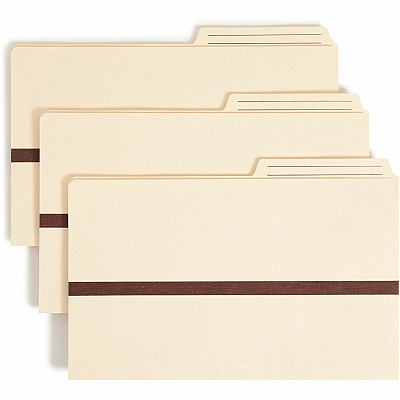 Smead Manila File Pockets with 2/5-Cut Tab (SMD76487)