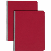 Smead Premium Pressboard Report Cover, Metal Prong with Compressor, Side Fastener, 3" Capacity, Letter Size, Bright Red, 25 per Box (81252)