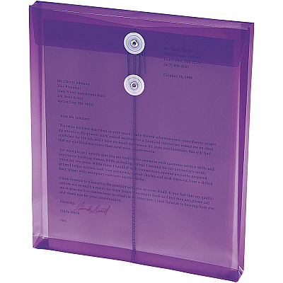 Smead Ultracolor Letter File Pocket (SMD89544)
