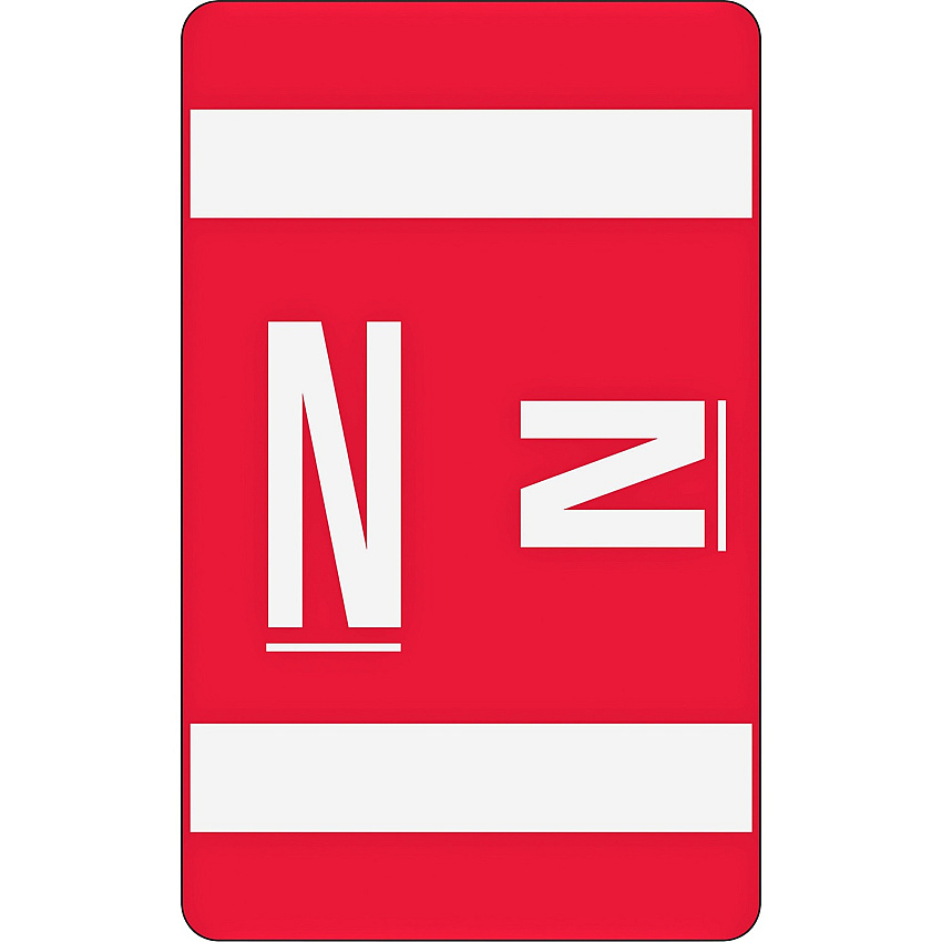 Smead AlphaZ ACCS Color-Coded Labels (SMD67184)