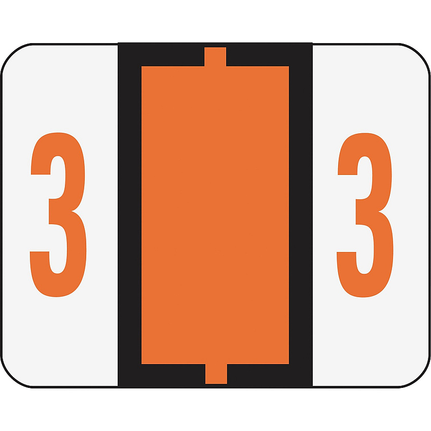 Smead BCCRN Bar-Style Color-Coded Labels (SMD67373)