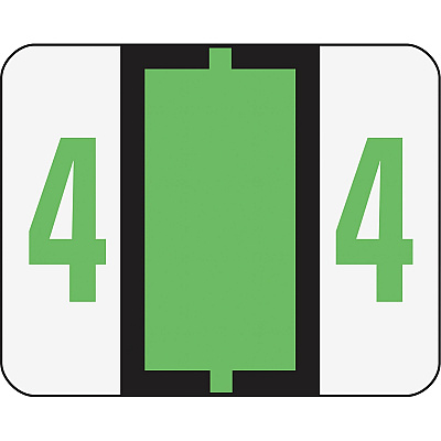 Smead BCCRN Bar-Style Color-Coded Labels (SMD67374)