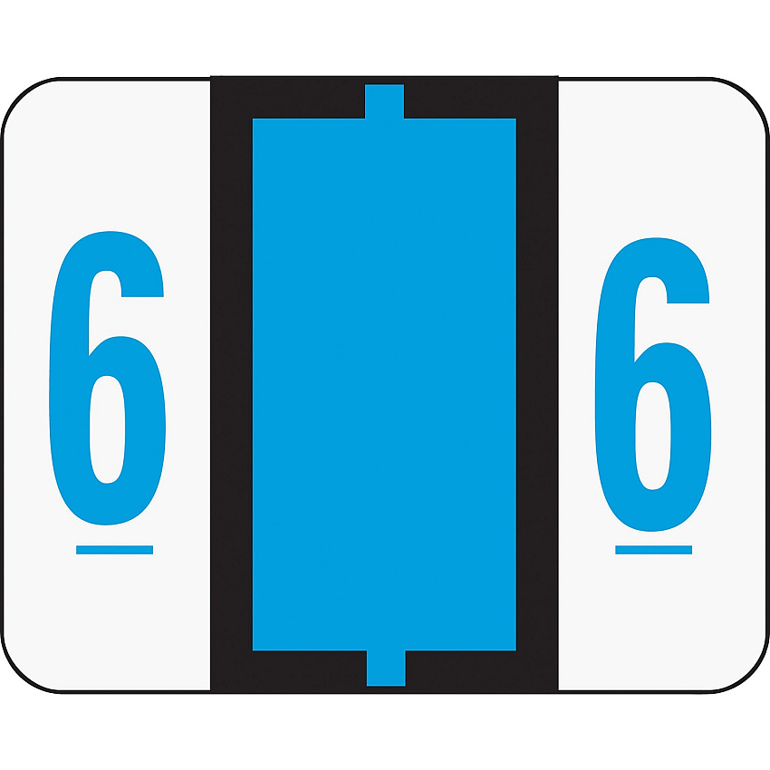 Smead BCCRN Bar-Style Color-Coded Labels (SMD67376)