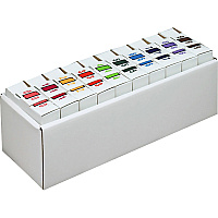 Smead BCCRN Bar-Style Color-Coded Labels (SMD67380)
