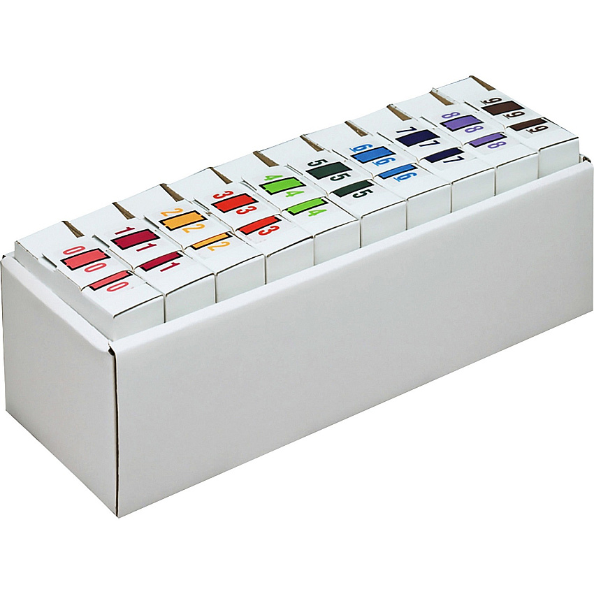 Smead BCCRN Bar-Style Color-Coded Labels (SMD67380)
