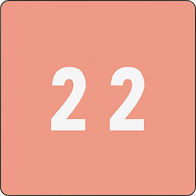 Smead DCC Color-Coded Numeric Labels (SMD67422)