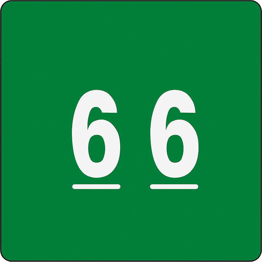 Smead DCC Color-Coded Numeric Labels (SMD67426)