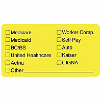Tabbies Medical Office Insurance Check Labels (TAB02940)