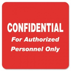 Tabbies Confidential Authorized Personnel Only Label (40570)