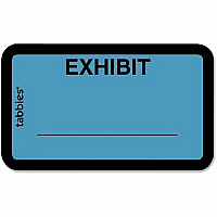 Tabbies Color-coded Legal Exhibit Labels (TAB58091)