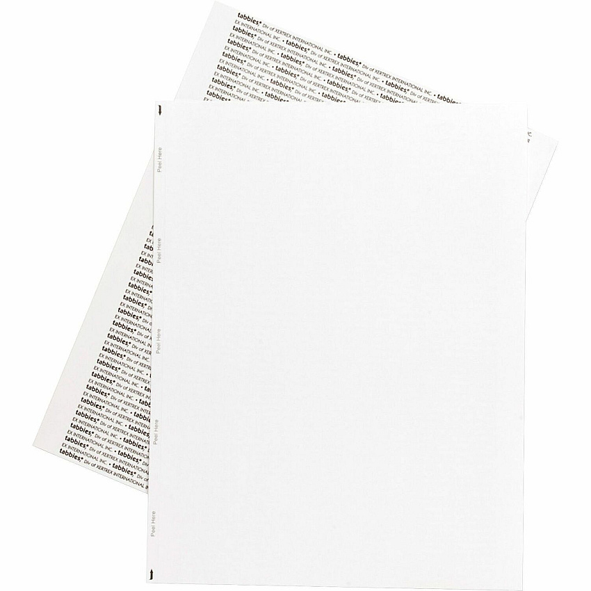 Tabbies Transcription Label Printer Sheets (TAB59534)
