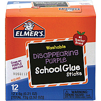 Elmer's Washable Nontoxic Glue Sticks (EPIE514)