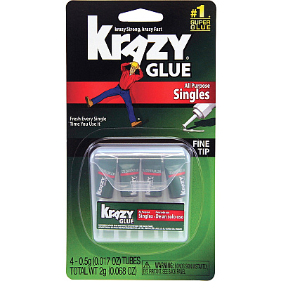 Elmer's Single-use Tubes Instant Krazy Glue (EPIKG58248SN)