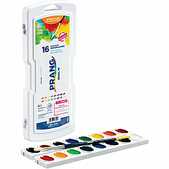 Prang 16 Oval Semi-Moist Watercolors (DIX16000)