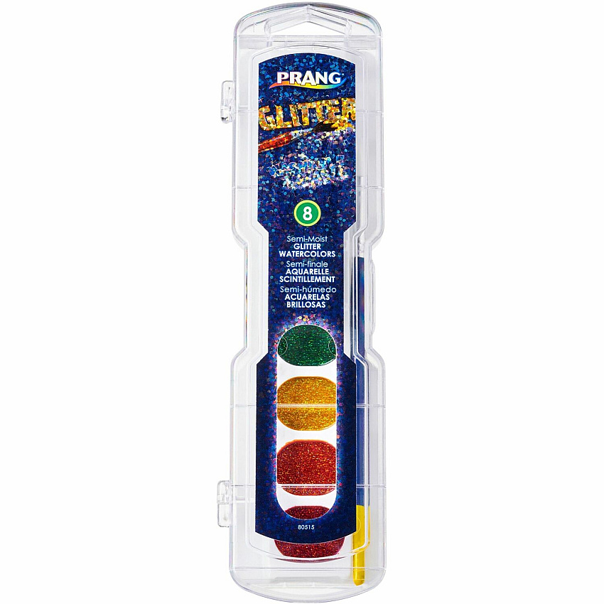 Prang Glitter Watercolors Set (DIX80515)