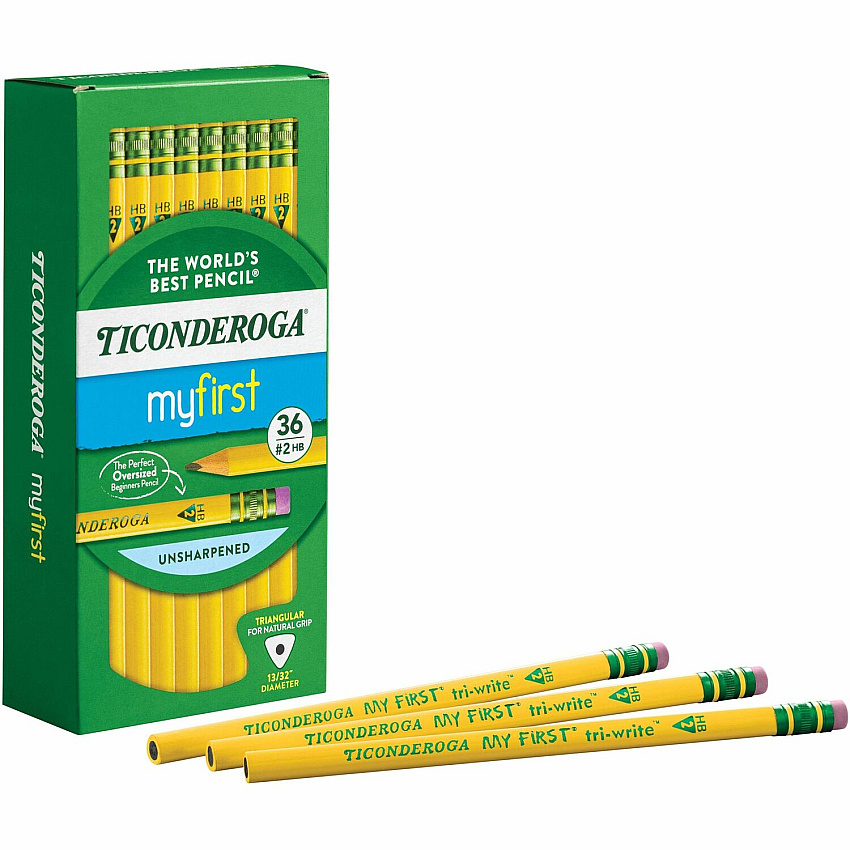 Ticonderoga My First Tri-Write No. 2 Pencils (DIX13082)