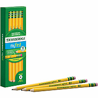 Ticonderoga My First Pre-Sharpened No. 2 Pencils with Erasers (DIX33312)