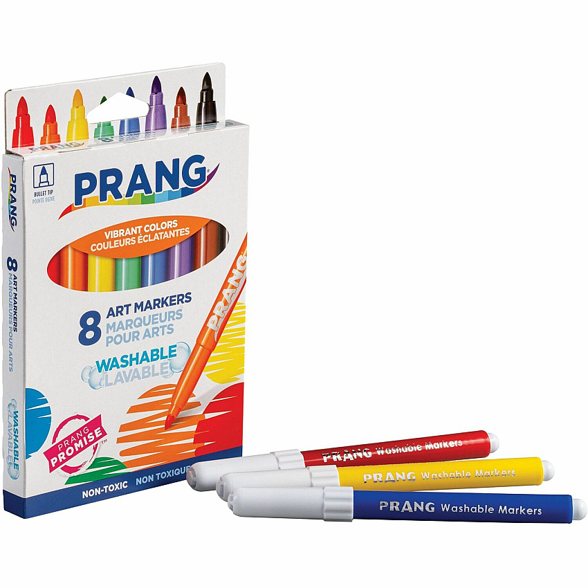 Prang Bullet Tip Washable Master Pack Art Markers (DIX80680)