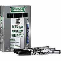Dixon RediMark Chisel Tip Permanent Markers (DIX87170)