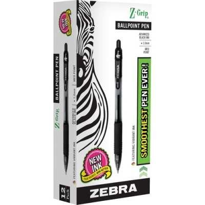 Zebra Z-Grip Retractable Ballpoint Pens (22210)