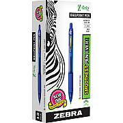 Zebra Z-Grip Retractable Ballpoint Pens (ZEB22220)