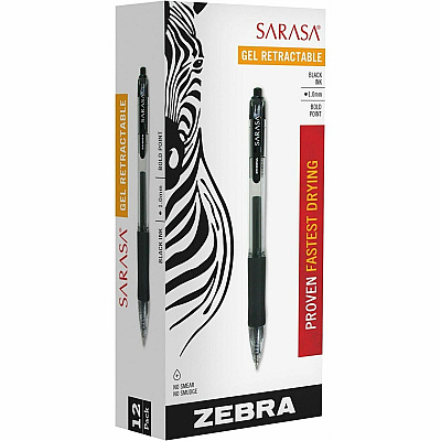 Zebra SARASA dry X20 Retractable Gel Pen (ZEB46610)