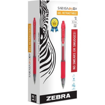Zebra SARASA dry X20 Retractable Gel Pen (46830)