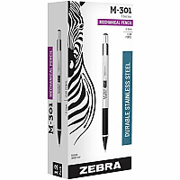 Zebra STEEL 3 Series M-301 Mechanical Pencil (ZEB54010)
