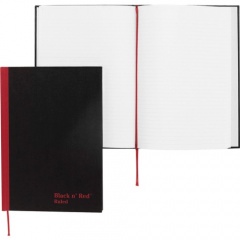 Black n' Red Casebound Ruled Notebooks - A5 (E66857)
