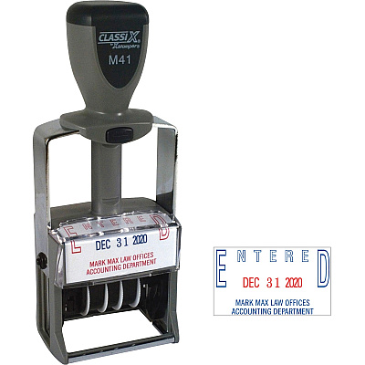 Xstamper ClassiX Self-inking Date Stamp (M41)