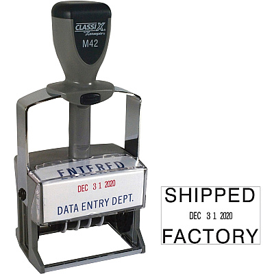 Xstamper ClassiX Self-inking Date Stamp (M42)