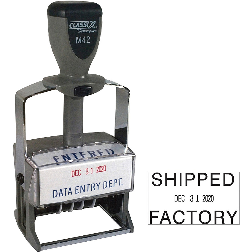Xstamper ClassiX Self-inking Date Stamp (M42)