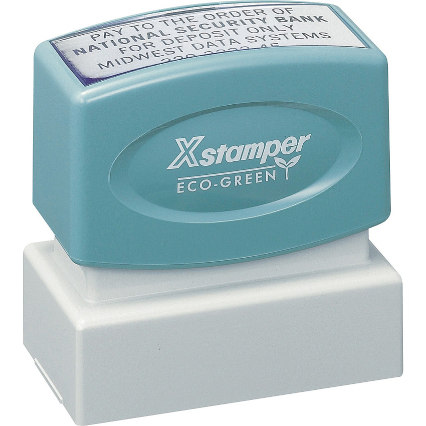 Xstamper Custom Endorsement Pre-inked Stamp (N12)