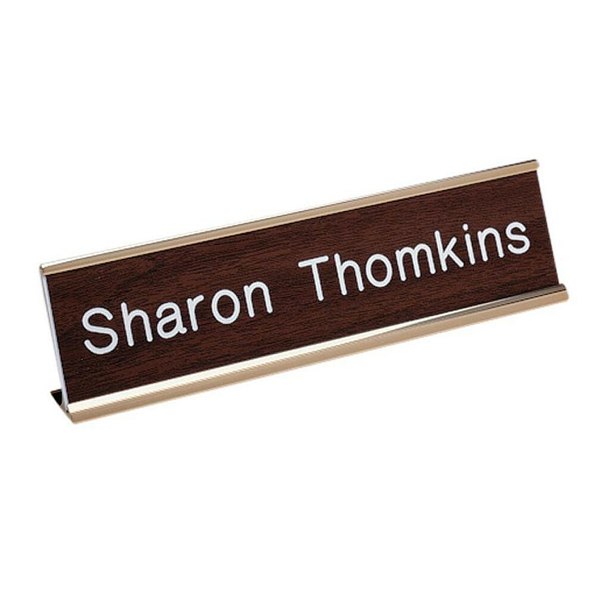 Xstamper Standard Aluminum Desk Sign (K30)