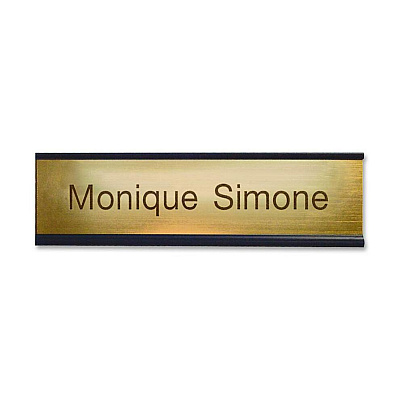 Xstamper Standard Aluminum Desk Sign (K32)
