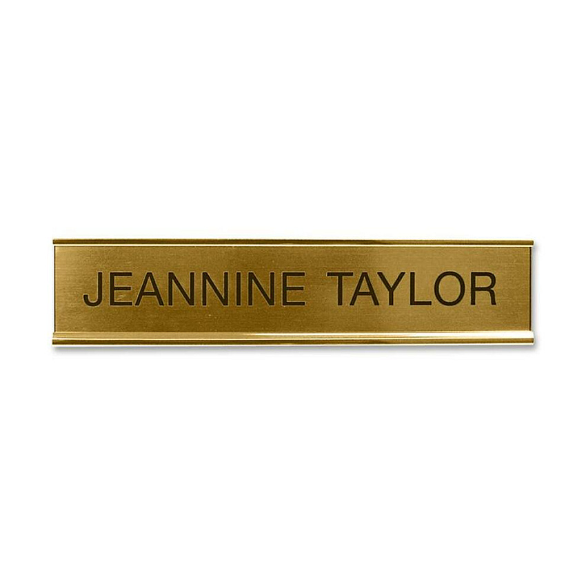 Xstamper Standard Aluminum Desk Sign (K35)