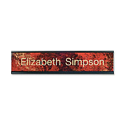 Xstamper Standard Aluminum Desk Sign (K37)